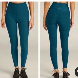 Beyond Yoga Teal High-Waisted Leggings